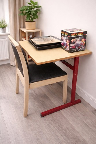 Bureau enfant réglable rouge - enfant,