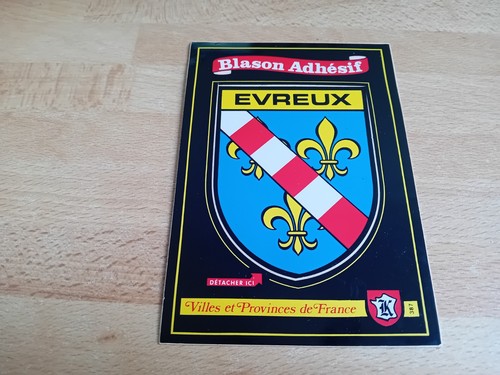 Carte postale blason adhésif - carte, postale,