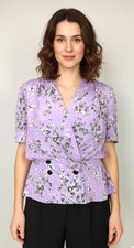 Chemisier nylon satin - , motif