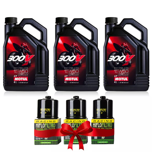 Pack motul 300v 15w50 - pack, 12