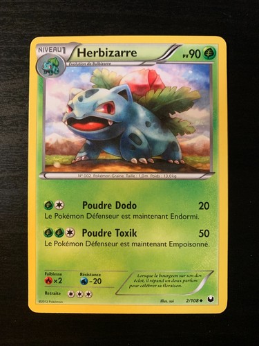 Carte pokémon unco - unco, herbizarre
