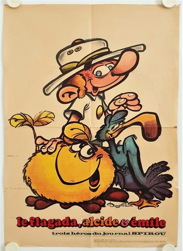 Affiche bande dessinée spirou - affiche,