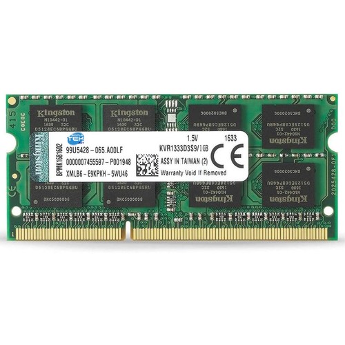 Kingston mémoire ram ddr3 1gb - kingston,