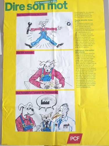 Affiche parti communiste 1980 - communiste,