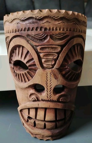 Masque artisanal tiki totem - artisanal, tiki/totem