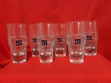 6 VERRES PASTIS 51 MODEL