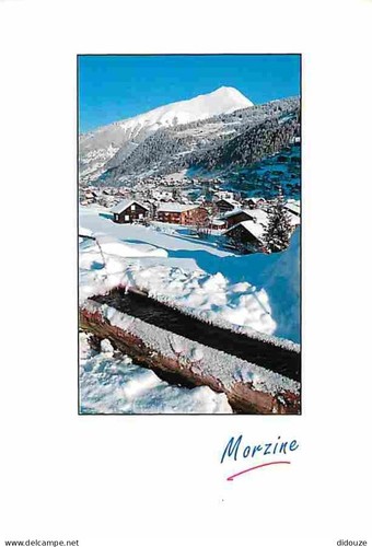 Carte postale morzine - carte,