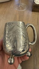 Gobelet argent massif Anglais 1877