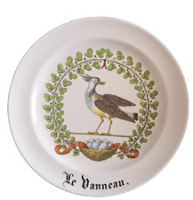 assiette porcelaine d'Auteuil