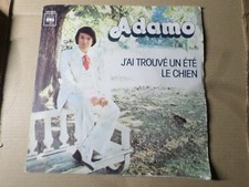 ADAMO, DISQUE VINYLE 45 TOURS, J AI TROUVE' UN ETE, VINYL VINTAGE