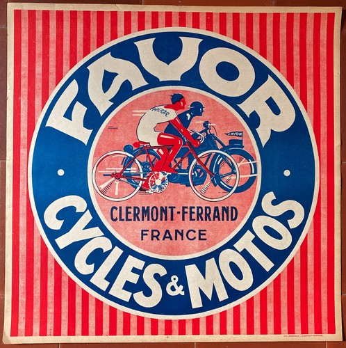 Affiche cycles motos - cycles, &