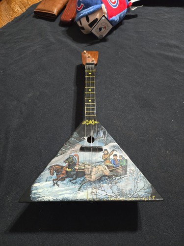 Vtg russian balalaikas wooden - vtg.,