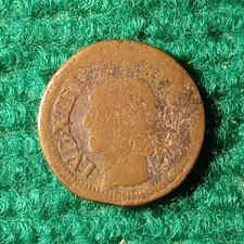 LOUIS XIII - Double Tournois de Warin, Tête à gauche - 1642 H