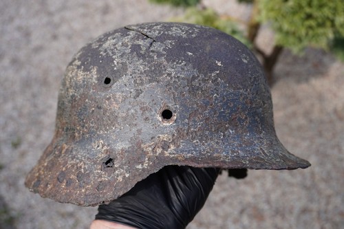 Ww2 original german helmet m35 - ww2,
