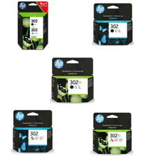 Cartouche Encre Noire et/ou Trois Couleurs Imprimante HP 302 Authentiques Neuf