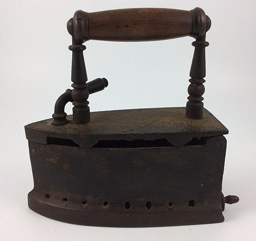 Antique cast iron sadiron