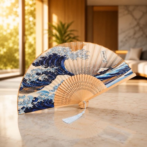 éventail japonais pliable - Éventail,