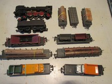 JOUEF HO / CONVOI MARCHANDISES 231C60 + 9 WAGONS DE MARCHANDISES