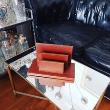 Rare Porte Document Néo-Classique Cuir Modèle Adnet/Dupré-Lafon/Hermès