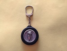 ANCIEN PORTE CLÉS ESSO LUBRIFIANTS LA GOUTTE HUILE BIDON - PNEU STATION SERVICE