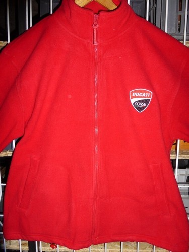 Ducati veste polaire rouge - ducati,
