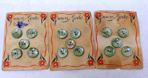 Lot boutons anciens - 15, sur