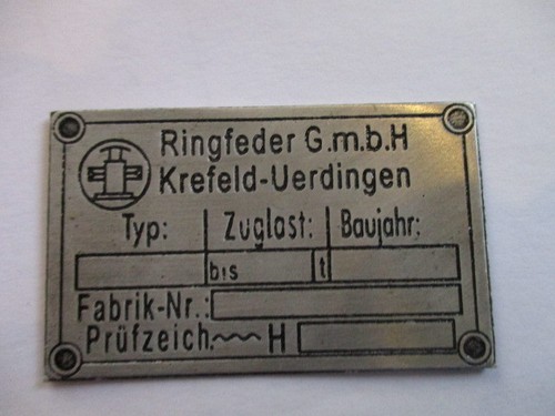 Plaque signalétique camion - plaque,