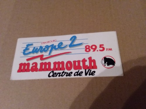 Ancien autocollant radio - , fm