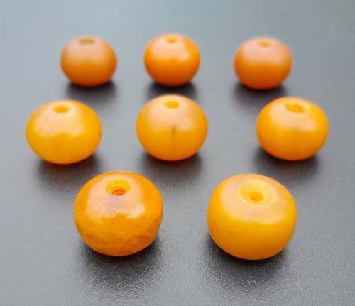Lot perles ambre berbère - perles,