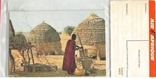 NIGER #27672 AIR AFRIQUE VILLAGE TYPIQUE DU NIGER PUZZLE
