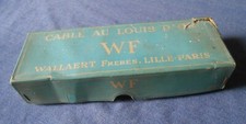 ANCIENNE BOITE BOBINES DE FIL WALLAERT FRERES LILLE PARIS