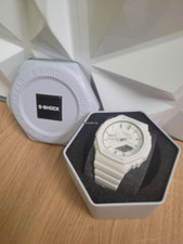 Casio G-Shock 42 mm Boîtier Blanc, Bracelet Blanc en Résine, Montre pour Femme -