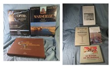 7 intéressants  livres sur MARSEILLE :Vieux Marseille,Opéra,commerces,savons etc