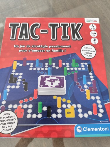 Jeu société tac tik - -, tac-tik
