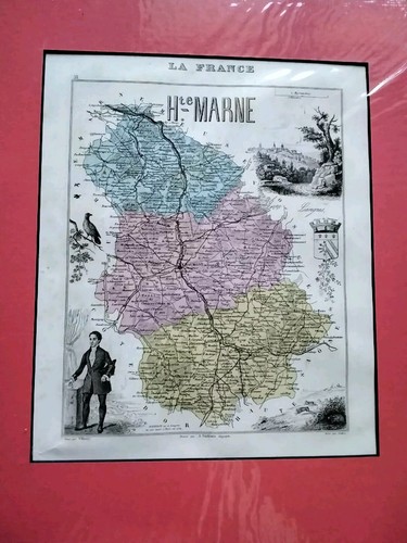 Carte ancienne migeon - carte,