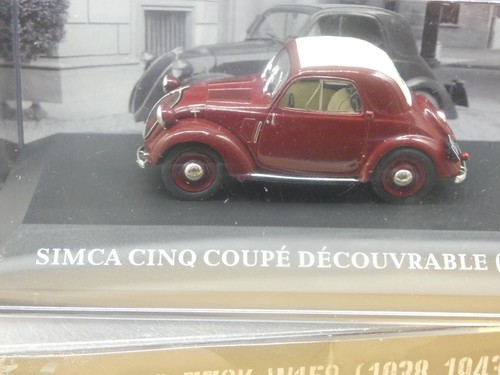 Simca coupé 1936 mini - simca,