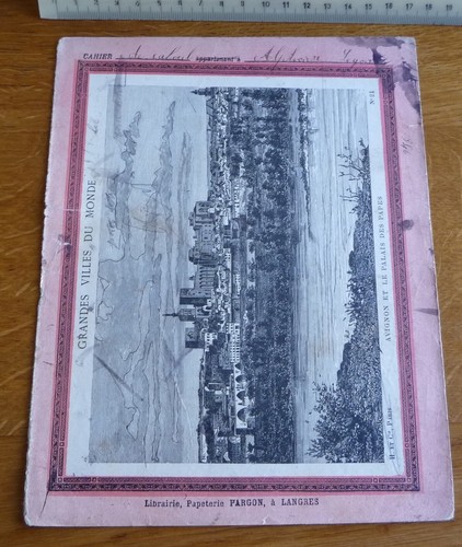 Ancien protège cahier - ancien, protège-cahier