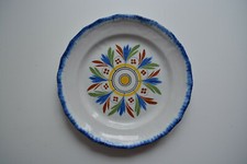 ANCIENNE ASSIETTE FAIENCE QUIMPER CHAROLLES AUVILLAR ? ref AP5