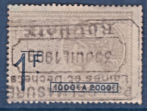Timbre france fiscal - fiscal, 1891-92