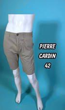 Pierre Cardin Taille 42 Bermuda beige homme en coton