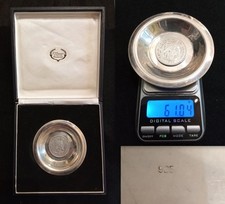 SPLENDIDE COUPELLE en ARGENT 925 avec 10 PESOS 1961...en Coffret...(Etranger 5€)