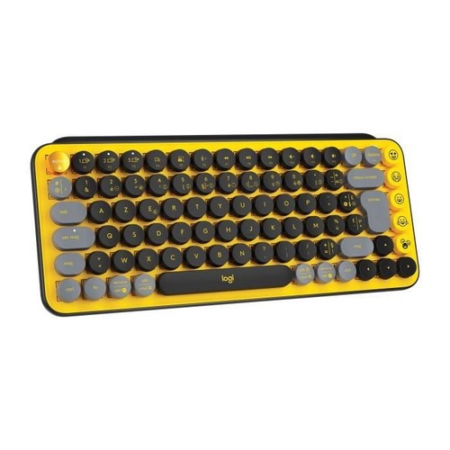 Logitech pop keys jaune - pop,