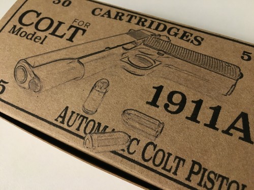 Empty ammo box for - box, colt