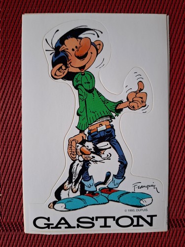 Autocollant gaston lagaffe - autocollant,