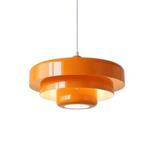 Lampe suspension orange style