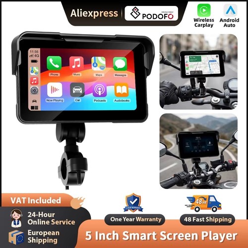Podofo gps moto sans fil - moto,