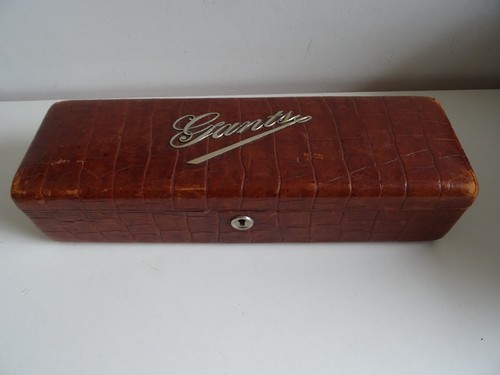 Ancienne boite gants - à, bois