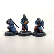 x3 Kried Death Korps of Krieg Artillerie Crew Résine - finecast Warhammer 40K | 