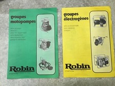ROBIN groupe électrogène et motopompe publicité d époque 