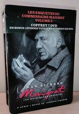 MAIGRET Les Meilleures Enquêtes Volume 2 / Coffret Métal 7 Dvd / Jean Richard
